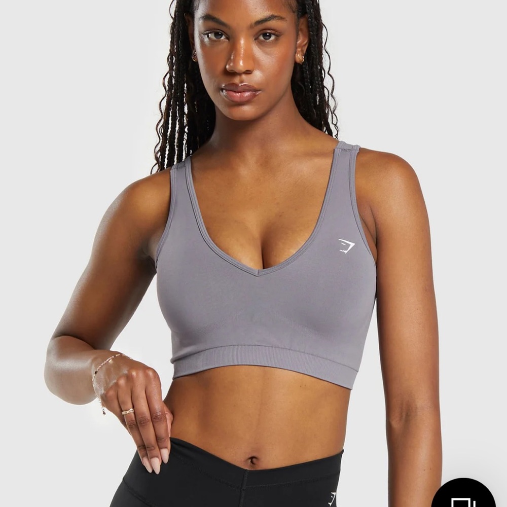 Gymshark Everyday Seamless Sports Bra - Fog Purple